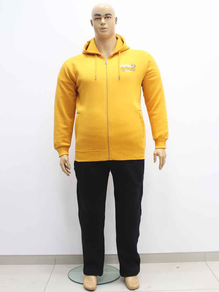 Костюм спортивний чоловічий трикотажний (тринитка) з капюшоном великого розміру. Магазин «Великий Тато», Харків.